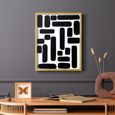 Shuffle IV Framed Print - Solid Wood