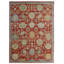 Coral Hand-Knotted Wool Floral Rosettes Classic Traditional Modern Contemporary Carpet Rug-2065927358
