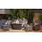 Guillen 5 - Person Wicker/Rattan Fire Pit Seating Group With Swivel Chairs and Cushions-112870074