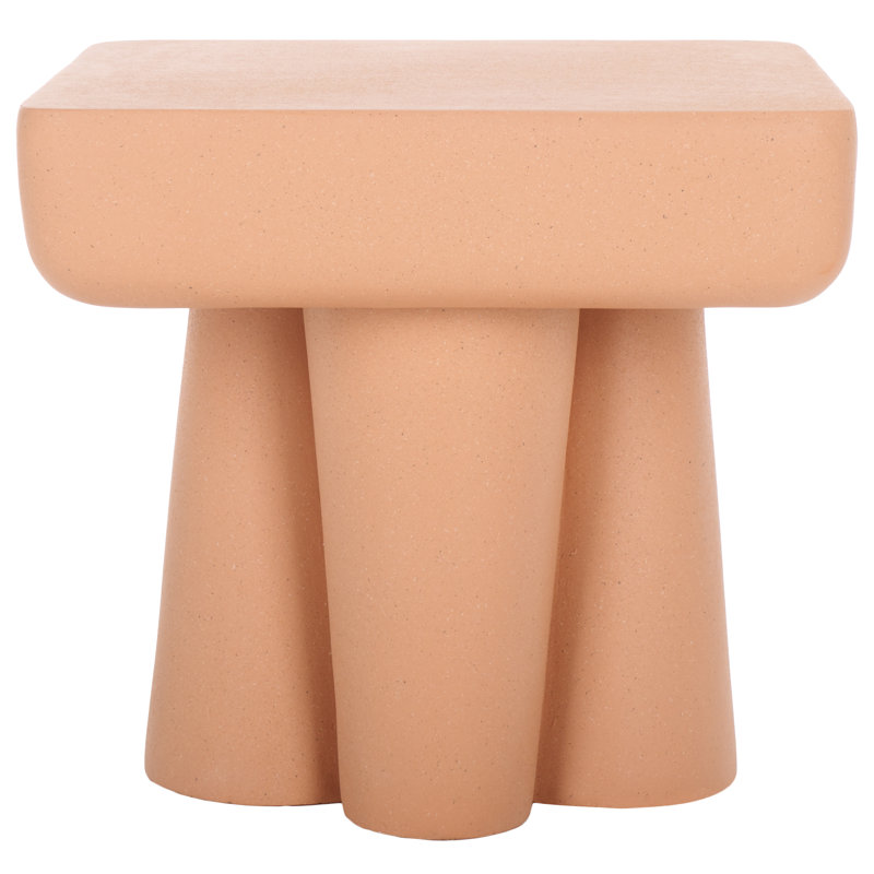 Leeza Accent Table, Terracotta