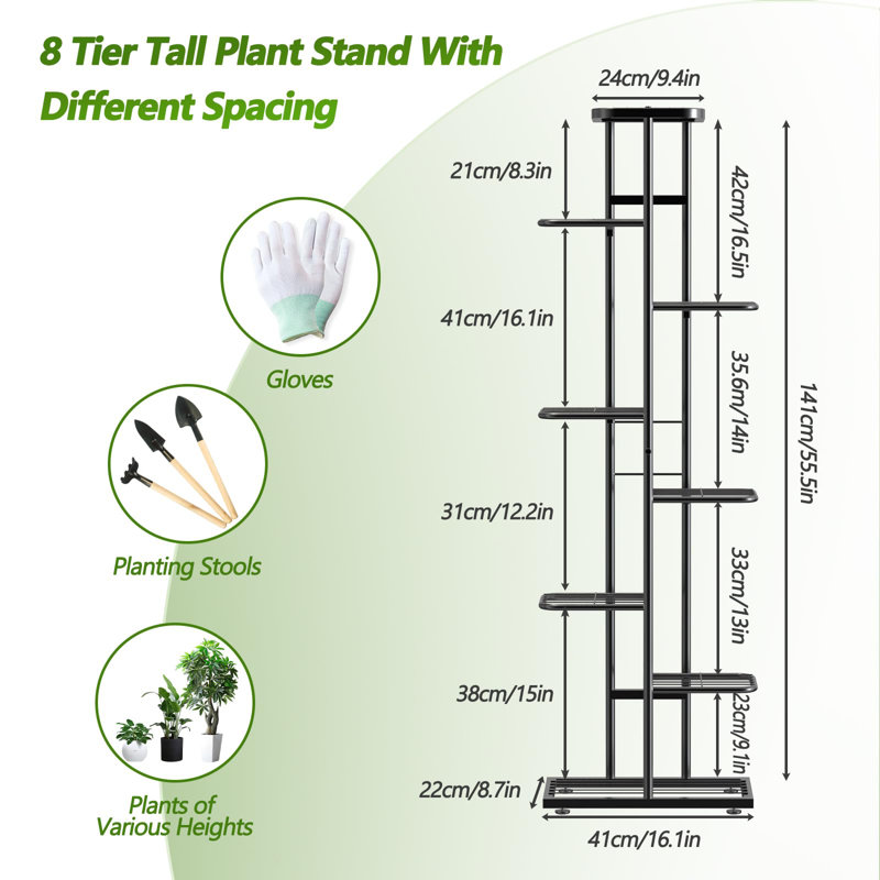 Plant Stand, Black