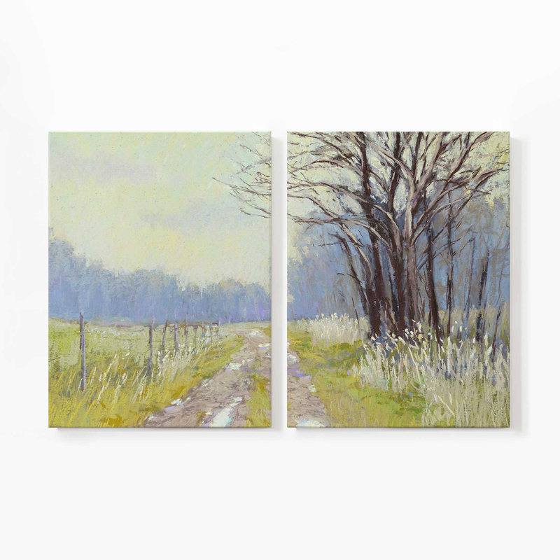 Éveil printanier | Impression sur toile 2 panneaux, H 40 po x l 60 po