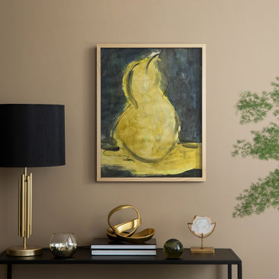Reproduction encadrée Urban Pear II - bois massif