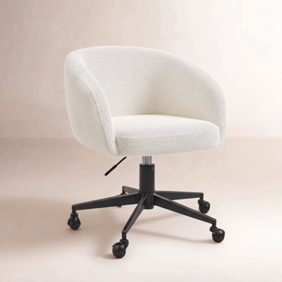 Bouclé Office Chair