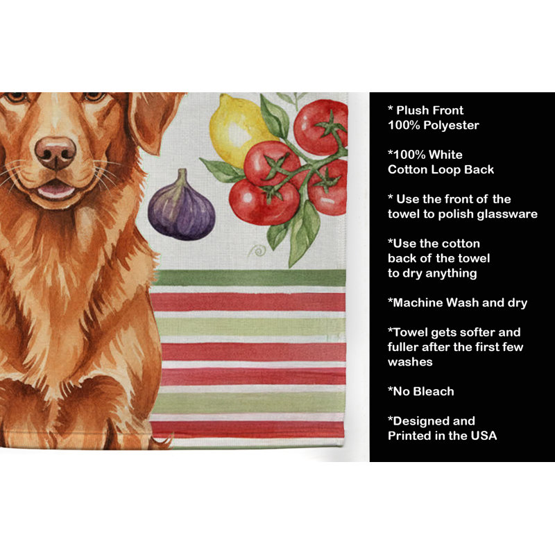 Serviette de cuisine en cuivre Cuivre Nouvelle-Écosse, Copper Nova Scotia Duck Tolling Retriever