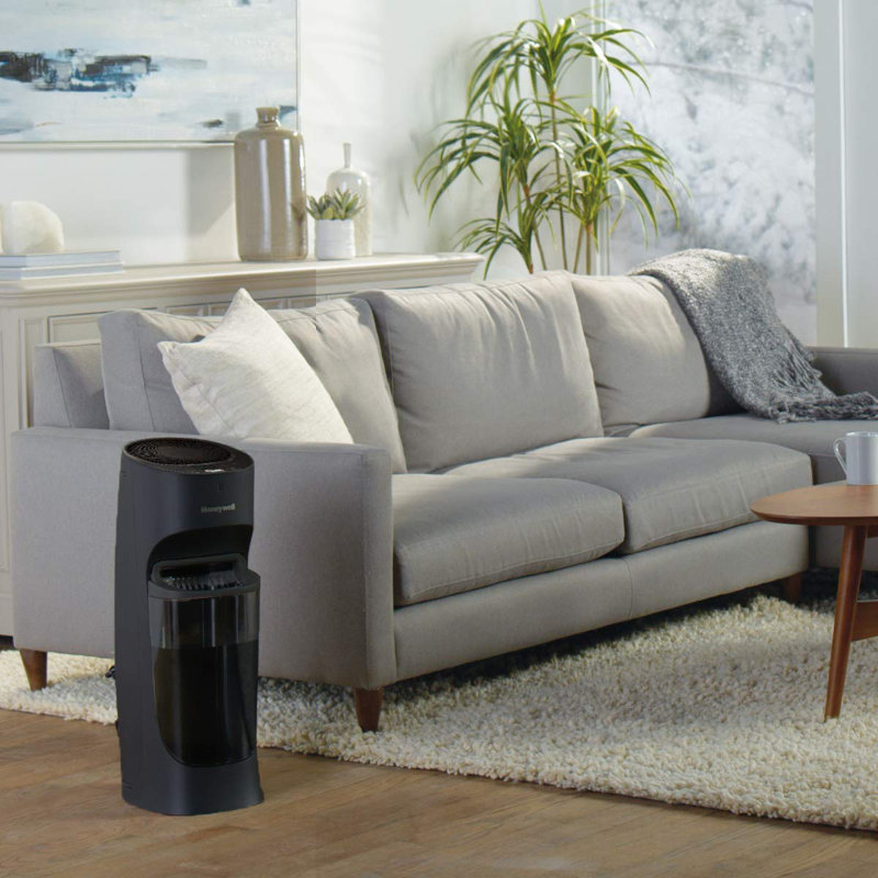 Honeywell Black Top Fill Tower Cool Mist Humidifier with Digital Humidistat