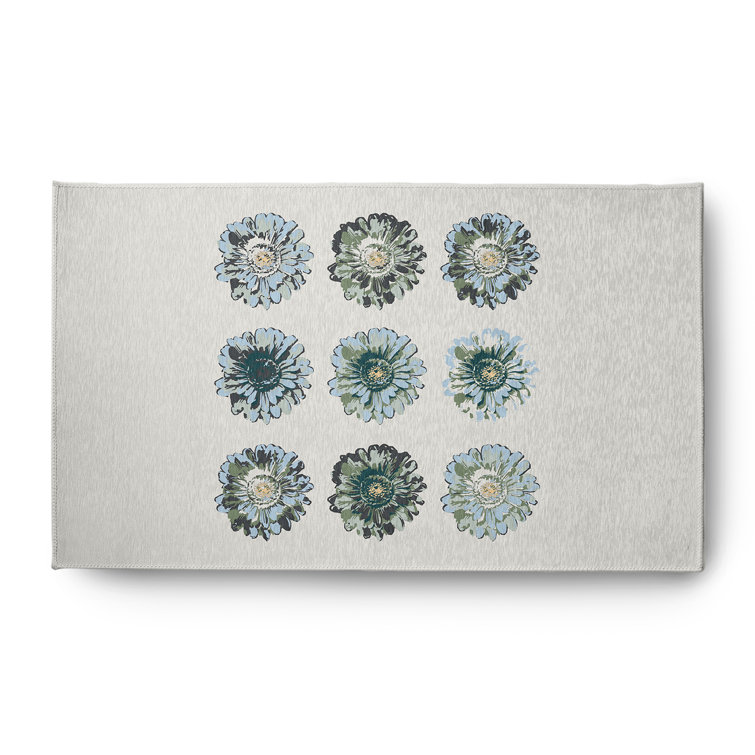 Chenille Floral Indoor Rug