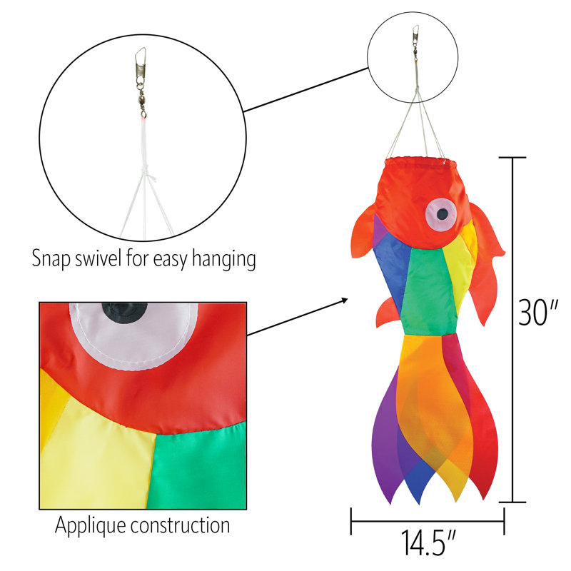 30" Damsel Fish Windsock
