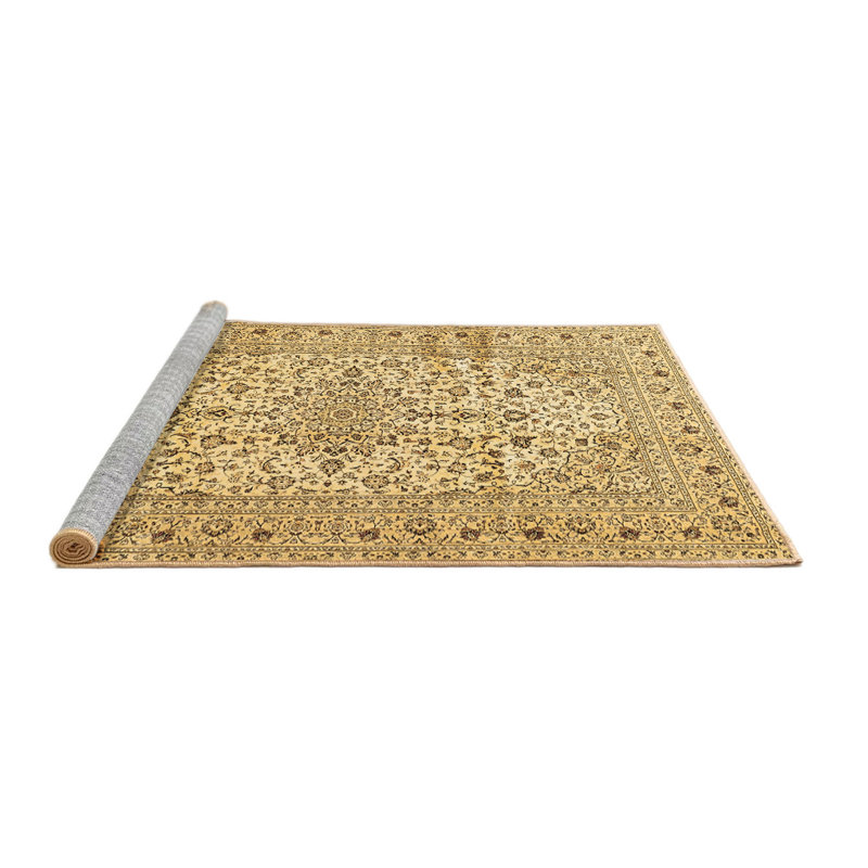 Lujean Performance Oriental Indoor Rug, Round 7'