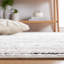 Tapis rectangulaire en polyester tissé à la machine Southwestern beige / gris Lavaca-838921350