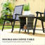 Table d'appoint, table basse d'extérieur en osier-361480307-361480306