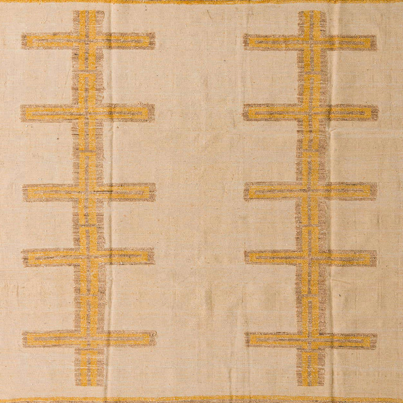 Tapis abstrait moderne 5221, Carré 6 pi
