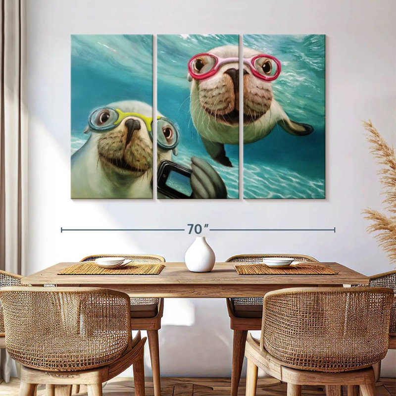 Brampt Underwater Selfie, 42" H x 65" W