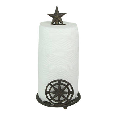 Red Barrel Studio® Metal Free-Standing Paper Towel Holder