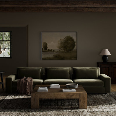 Gibson 3PC Sectional-132"-Surrey Olive