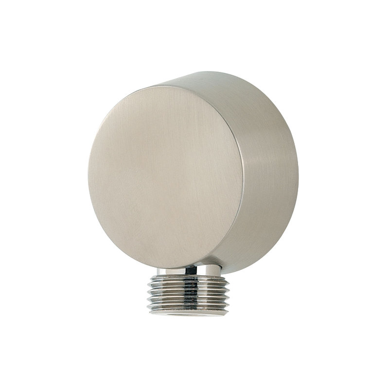 Coude de douche portatif, Nickel brossé