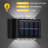 6-Pack Solar Wall Washer Lights - Cool White