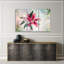 Pink Lily - 3 Piece No Frame Print on Canvas-540359023