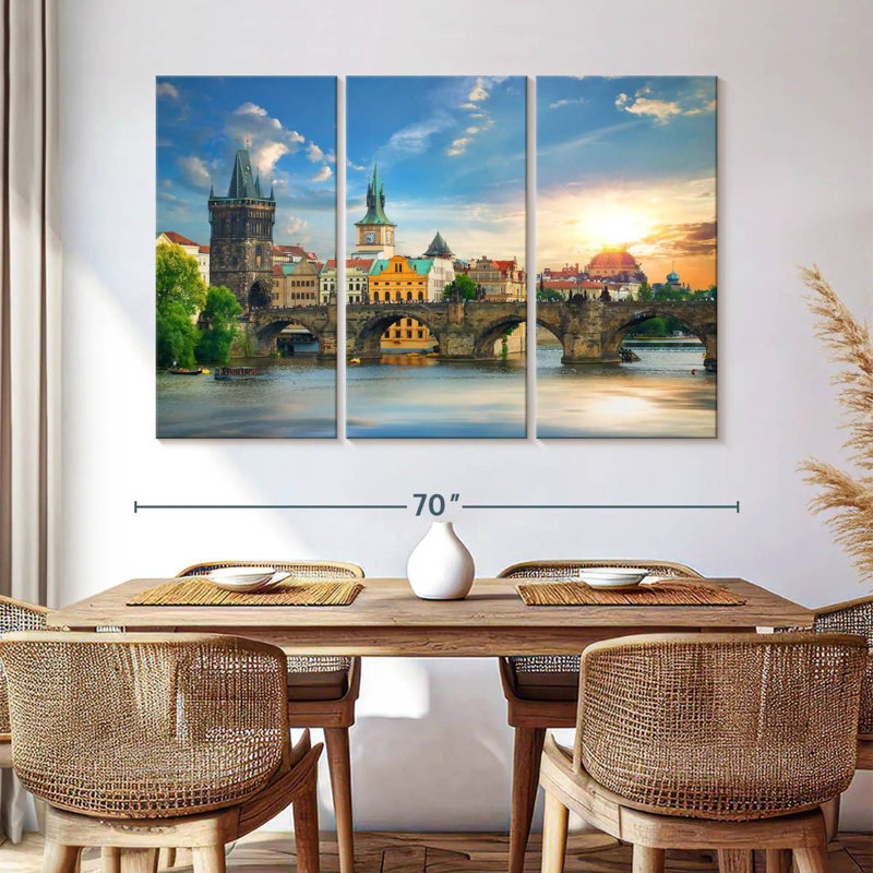 Lilie Charles Bridge, H 42 po x l 65 po