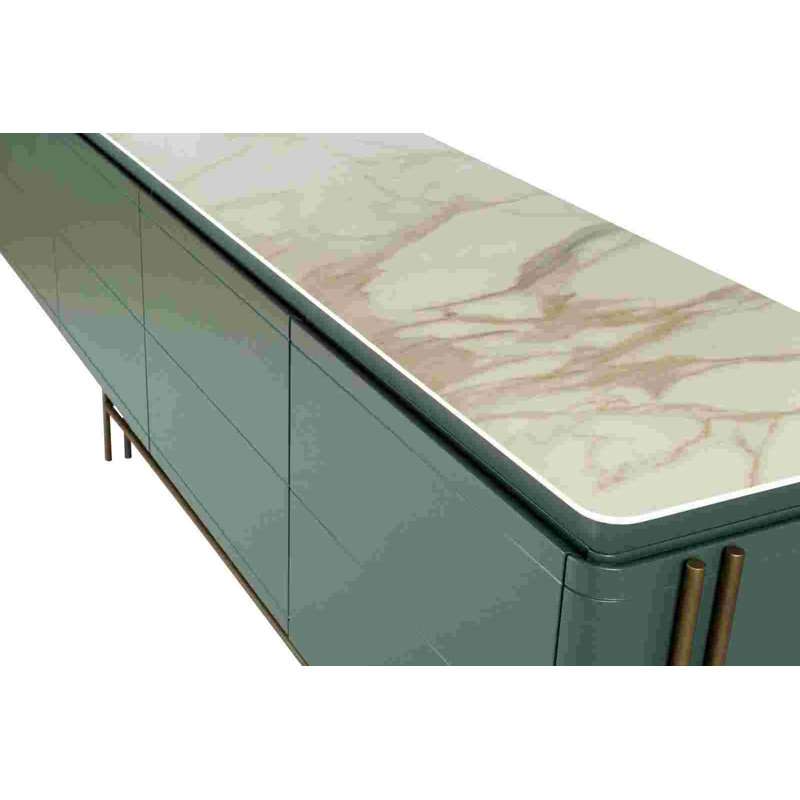 Nihil 96'' W Sideboard, Calacatta Oro