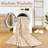 Cream & Terracotta Abstract Line Rug 5 X 7 Ft, Dorm & Bedroom