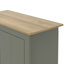  2 Door Shoe Cabinet with Open Shelves-116166689