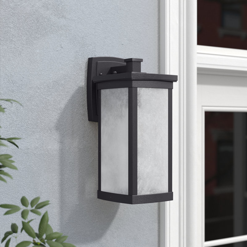 Ardolino 1-Light Dimmable Outdoor Wall Light, 13.75" H x 7" W x 8.5" D