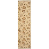 Agra Hand-Knotted Wool Beige/Yellow Area Rug