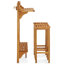 Kentworth Dakota Fields Bar Set with Solid Wood Outer Material-545991859