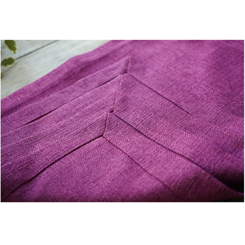 Napperon en tissu Andreane, Mauve