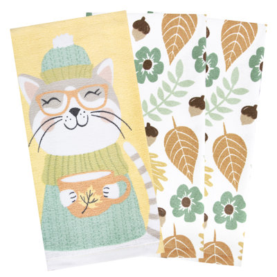 Ritz Harvest Cotton Floral Tea Towel