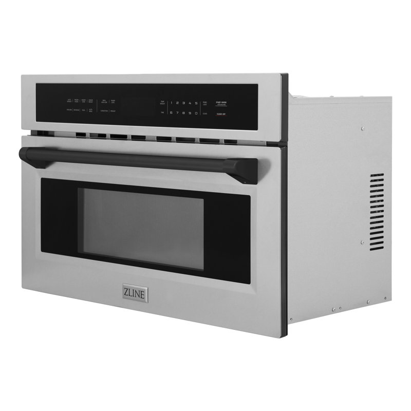 29.75" 1.6 cu ft. 1000 - Watt Convection Built-In Microwave with Sensor Cooking, Matte Black 