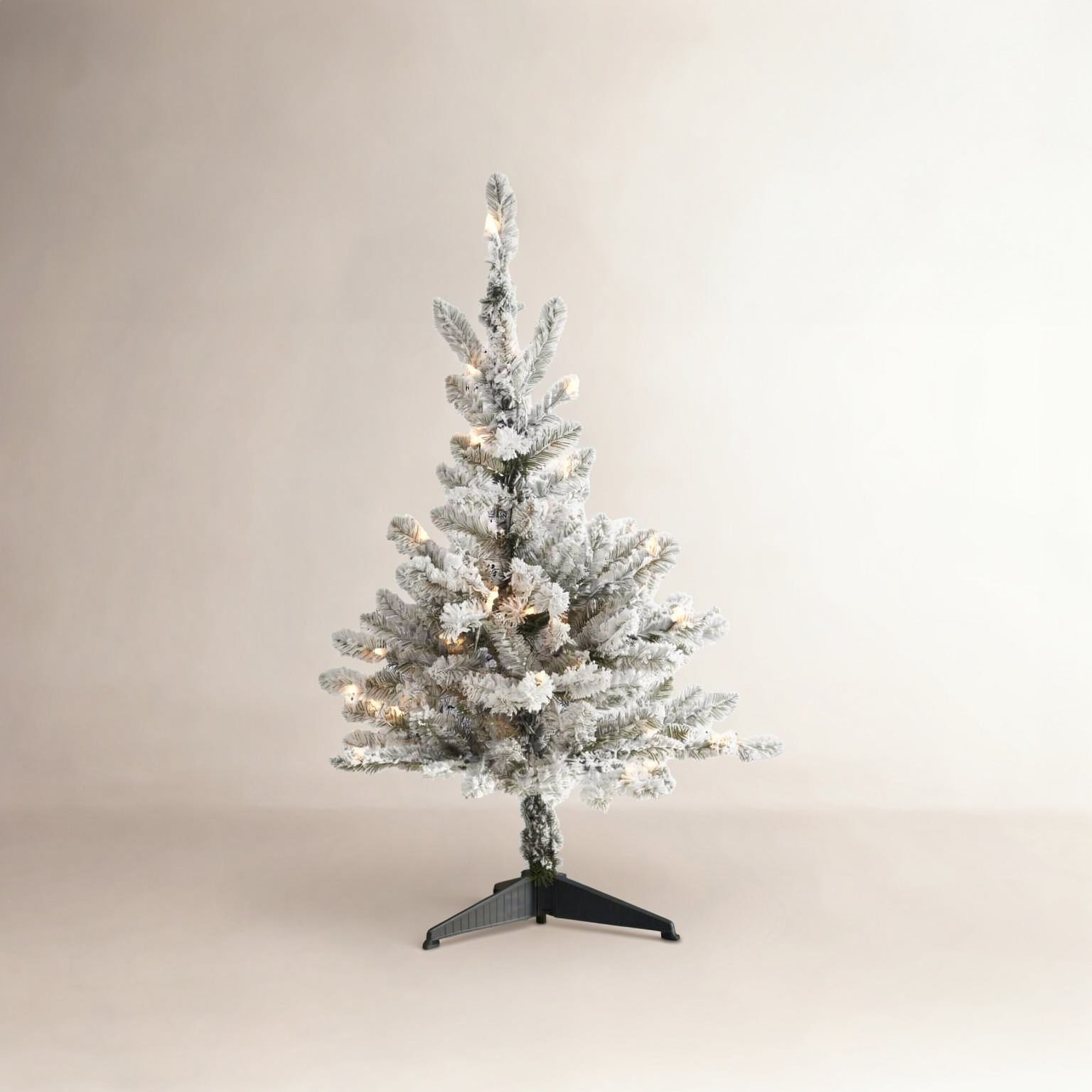 Lighted Artificial Christmas Tree, 3' H