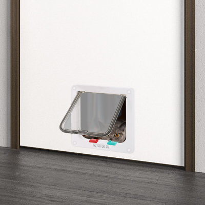 Porte à chat verrouillable