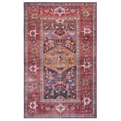 Tapis bleu marine / rouille Gullion Southwestern