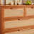 Rattan plaited simple storage drawer cabinet