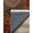 Modern Collection Digital Print Cotton-Polyester Brown Geometric Rug-1839843083
