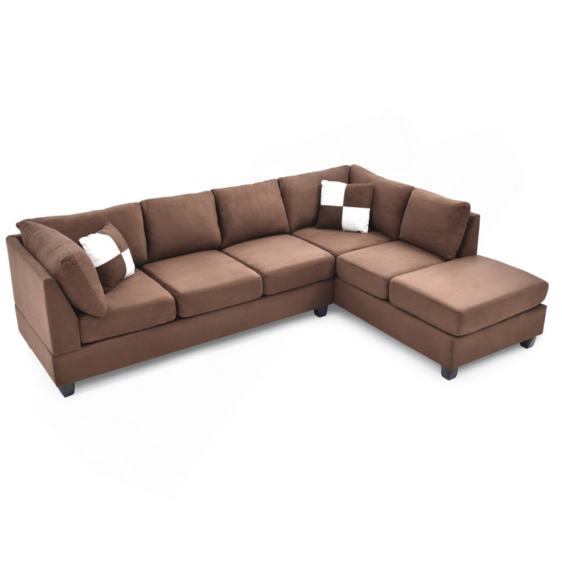 Canapé modulaire Malone G632B-SC (sans repose-pieds), chocolat, Chocolat, Right Hand Facing