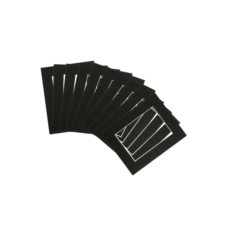 Nicola Spring - Picture Mounts, Black, 25cm H x 20cm W x 0.5cm D