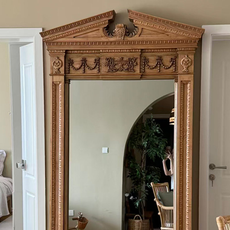 Free Form Manufactured Wood Full Length Mirrors, 70.87" H x 39.37" W, Brown