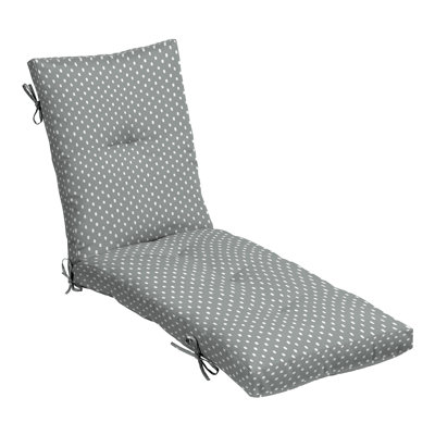 Coussin de chaise d'extérieur touffeté Arden EarthFIBER, 22 x 76