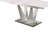 Welbert Glass Top Metal Base Dining Table