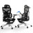 Ergonomic Black Mesh Office Chair with 6D Armrests,3D Headrest,2-Zone Lumbar Support and Retractable Footrest-130505250