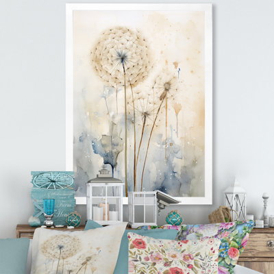 Dandelion Charm In Winter VI, reproduction d'art sur toile