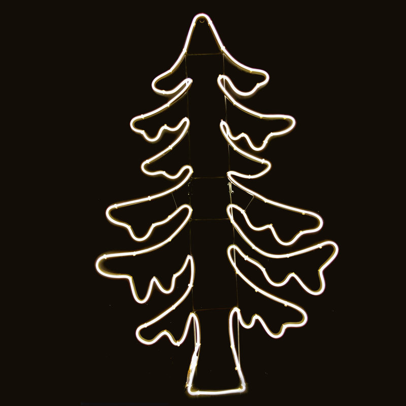 Motif d'arbre debout 3D (1873-P), H 91 po x l 41 po x P 41 po