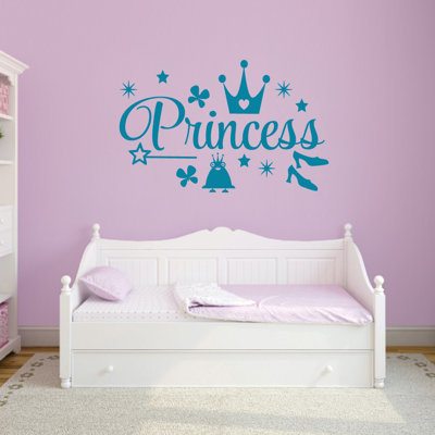 Décalcomanie murale princess