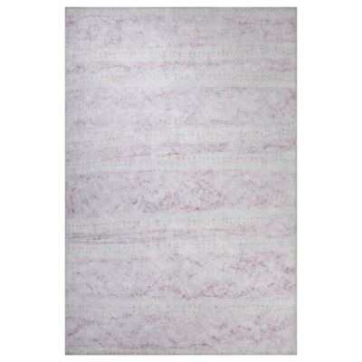 Premium Machine Washable Carpet, 4.6 x 6.2 Feet, 100% Polyester, 1850 g/m² | Pile Height: 0.2 Inches | Eco-Friendly Recycled Poly Cotton Underside | Perfect for Living Room, Bedroom, and High-Traffic Areas