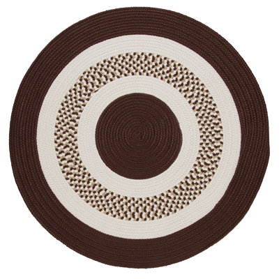 Tapis brun tressé Bloxom