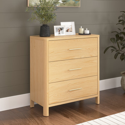 Alberta 3 Drawer Dresser, Bedroom Storage Furniture