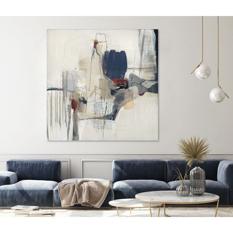 «Bay Bridge I V2» par Terri Burris, reproduction d'art sur toile tendue, H 54 po x l 54 po x P 1,5 po